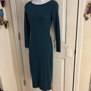 NWT Wild Fable Teal Long Sleeve Dress